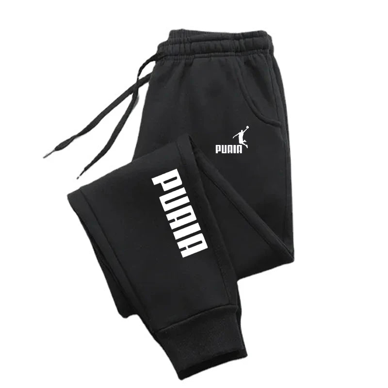 Herr Sweatpants med Tryck – Harajuku Streetwear Jogging Sport Lös Casual Höst/Vinter, 3 Färger S–3XL