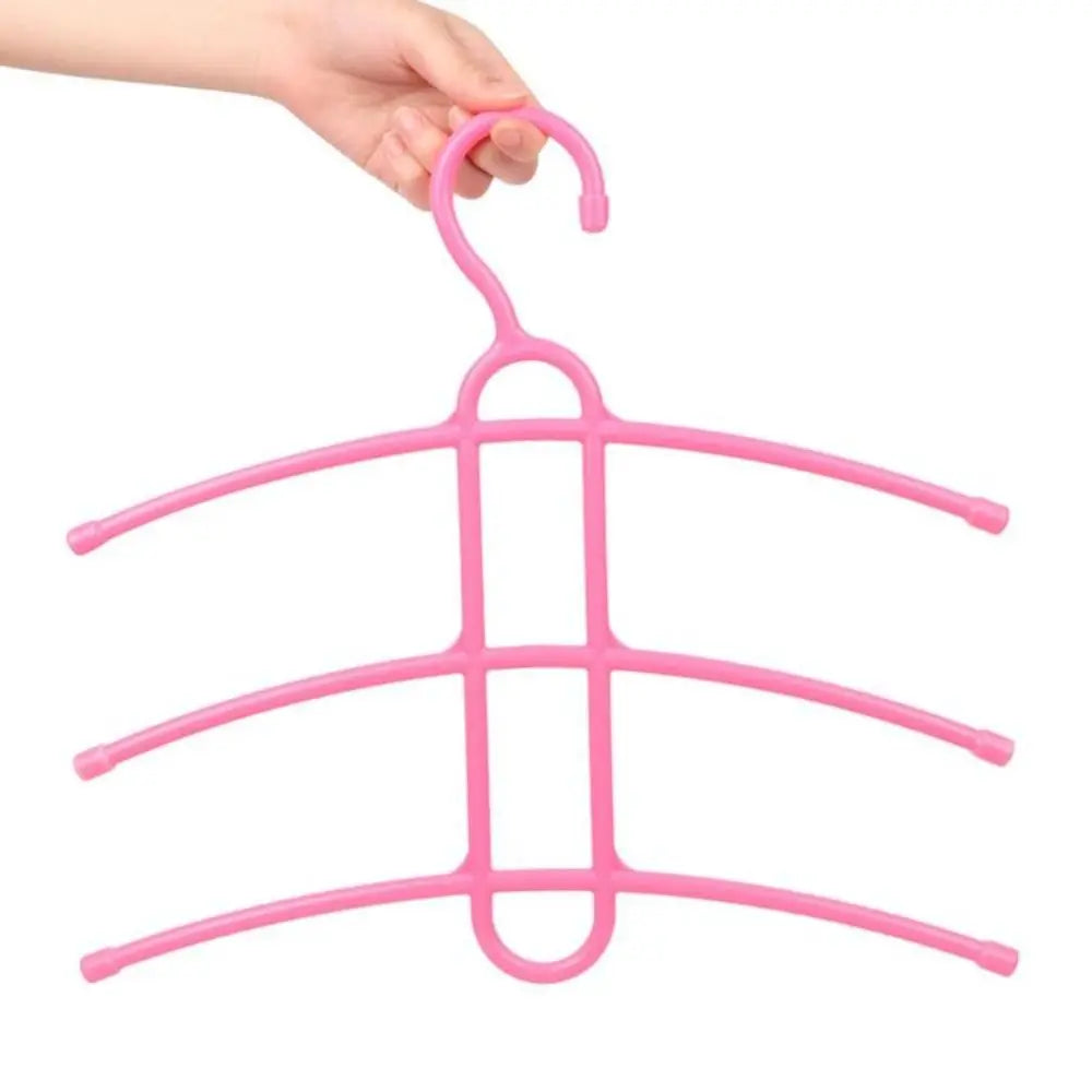 New Multifunctional Hanger Hook Fishbone Clothes Hanger Clothes Rack Wardrobe Organizer Space 3 Layer Saver