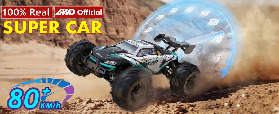 4WD radiostyrd bil i skala 1:16 med 4 kanaler