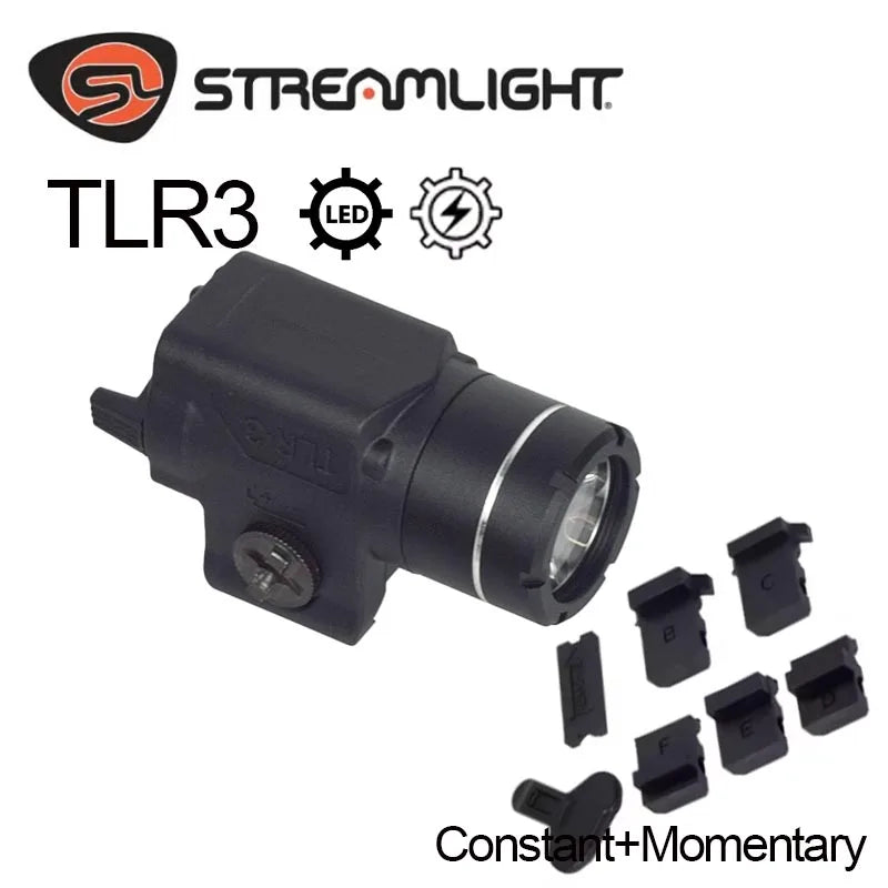 Taktisk Ficklampa 500 Lumen för 20 mm Skena