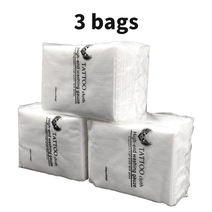 50/pcs Disposable Tattoo Wipe Paper Towel Tissue Non-woven Fabric Body Art Permanent Makeup Tattoo Cleaning Tool Tattoo Supplies