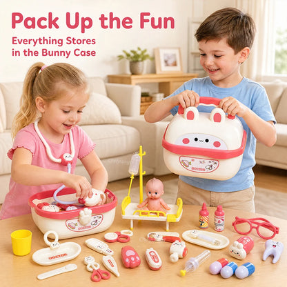Doctor Toys for Kids 43/40/31PCS  Role Play Kit Medical Toys Hospital Nurse Dentist Educational Toy Gift for Boys Girls
