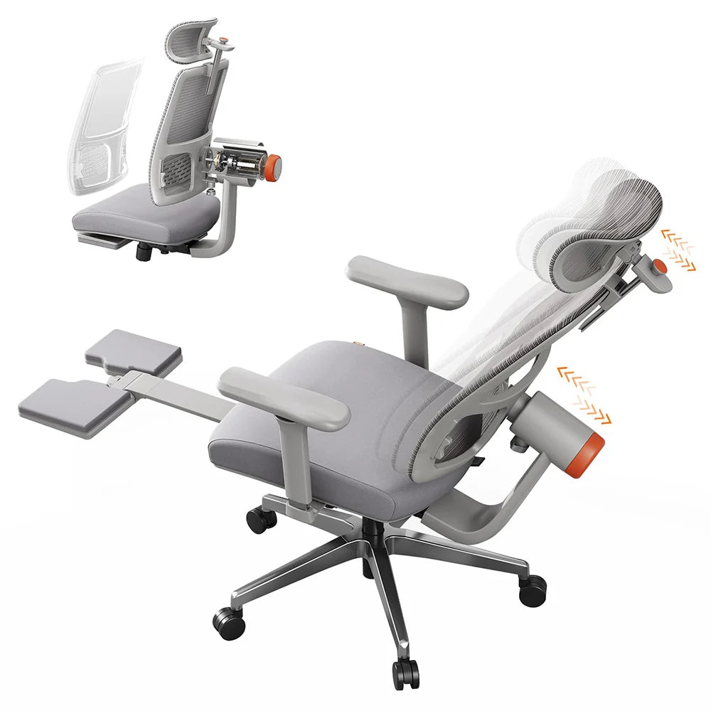 Newtral MagicH-GPro Home Office Ergonomic Chair With Workstation LAPD, with Footrest, 5D Headrest, 4D Armrest