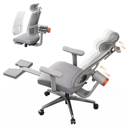 Newtral MagicH-GPro Home Office Ergonomic Chair With Workstation LAPD, with Footrest, 5D Headrest, 4D Armrest