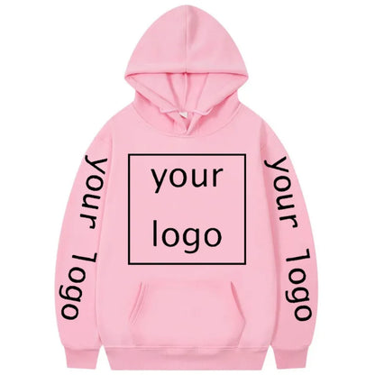 Zip-up Hoodie med Eget Tryck – Fleece, Huva & Dragkedja | S–XXXL