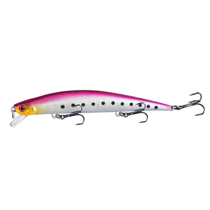 1pcs Fishing Lures 12.5cm/12g Minnow Lure Rattling High Quality Hard Bait Crankbait Wobbler Fishing Tackle Leurre Peche For Pike