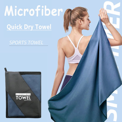 Microfiber Towels for Travel Sport Fast Drying Super Absorbent Bath Beach Towel Ultra Soft Lightweight Yoga Swimming Gym Towel