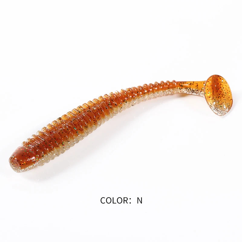 Supercontinent Impact Ring Shad Fishing Lure Soft 63mm 80mm 97mm Plastics Baits Swimbait Jigging Lure Artificial Baits