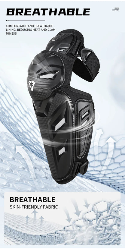 Motocross Knee Pads & Elbow Pads Set Adult Black Pink Leg And Elbow Protective Gear for Dirt Bike Motorcycle For Riding M-L