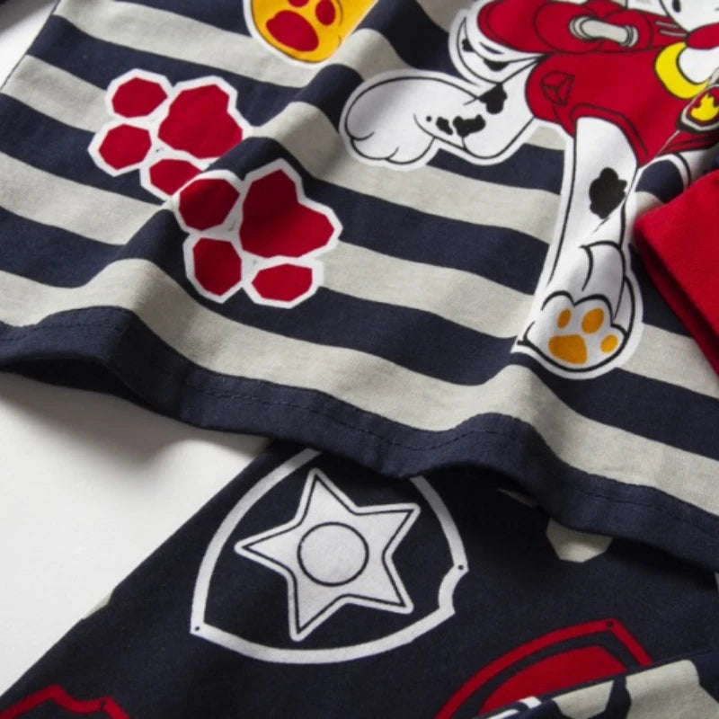 Kids PAW Patrol  Spring Autumn Long Sleeve Boys Clothing Sets Children's Pajamas Girls Cartoon Sleepwear Set Home Clothes 2pcs