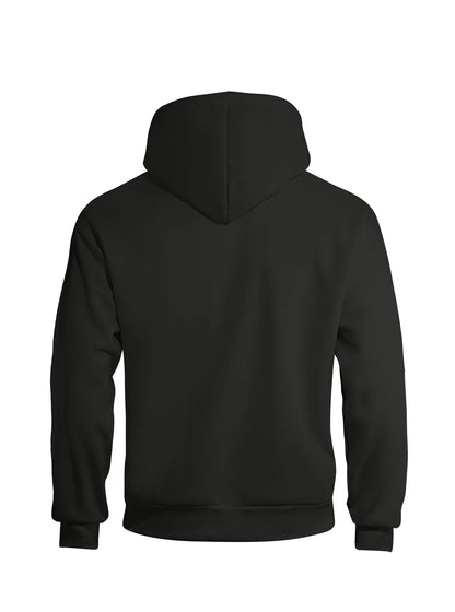 Autumn Men's Double-Layer Hooded Zip-Up Sweatshirt, Loose Casual Fit with Front Pockets, Ideal for Outdoor and Streetwear Style