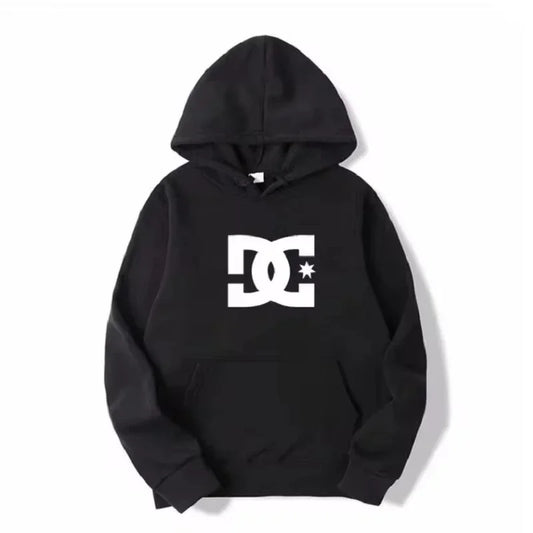 2026 Herrhuvtröja Mode Enkel Långärmad Sweatshirt Höst och Vinter Street Trend Stor Gym Huvtröja