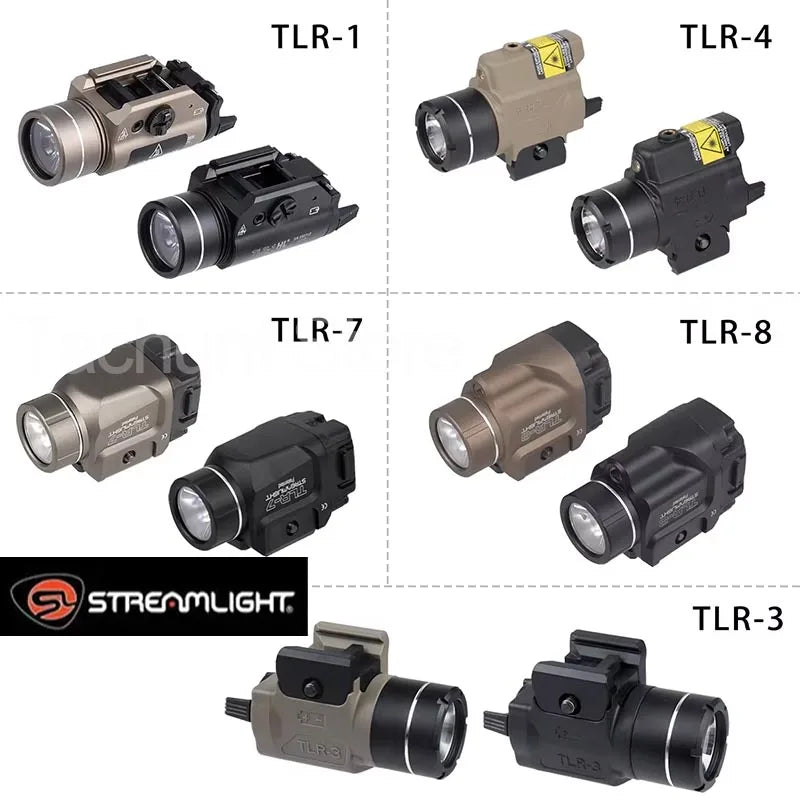 Taktisk Ficklampa 500 Lumen för 20 mm Skena