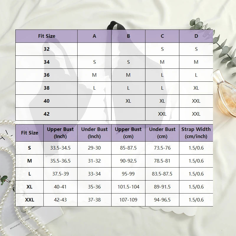 Women's No Trace Bra Plus Size Gather Without Steel Ring Underwear Soft Support Comfortable Sleeping Bra Anti-sagging Lingerie