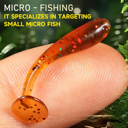 Supercontinent soft bait new minnow 4cm/30pcs 2.7cm/50pcs fishing lures sinking tremor bait Soft Fishing Lure Fishy Worms lure