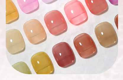 Clou Beaute Semi-transparent Jelly Color UV Gel Manicure Gel Nail Nail Supplies For Professionals Semi-permanent Varnish 15ml