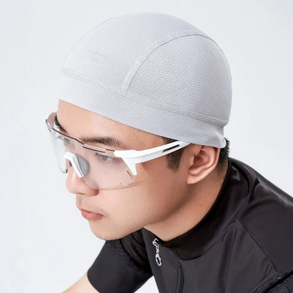 Men Women Quick Dry Breathable Mesh Skull Beanie Cap Sweat Absorbent Sports Cap Under Helmet Liner Moisture Wicking Cycling Hat