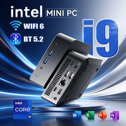 3 Screen Display Mini Host Windows 11 Mini Pc Intel Core I9 10980HK Mini PC Computer 16/32GB RAM 1TB/2TB SSD Wifi 6 BT5.2 4K HD