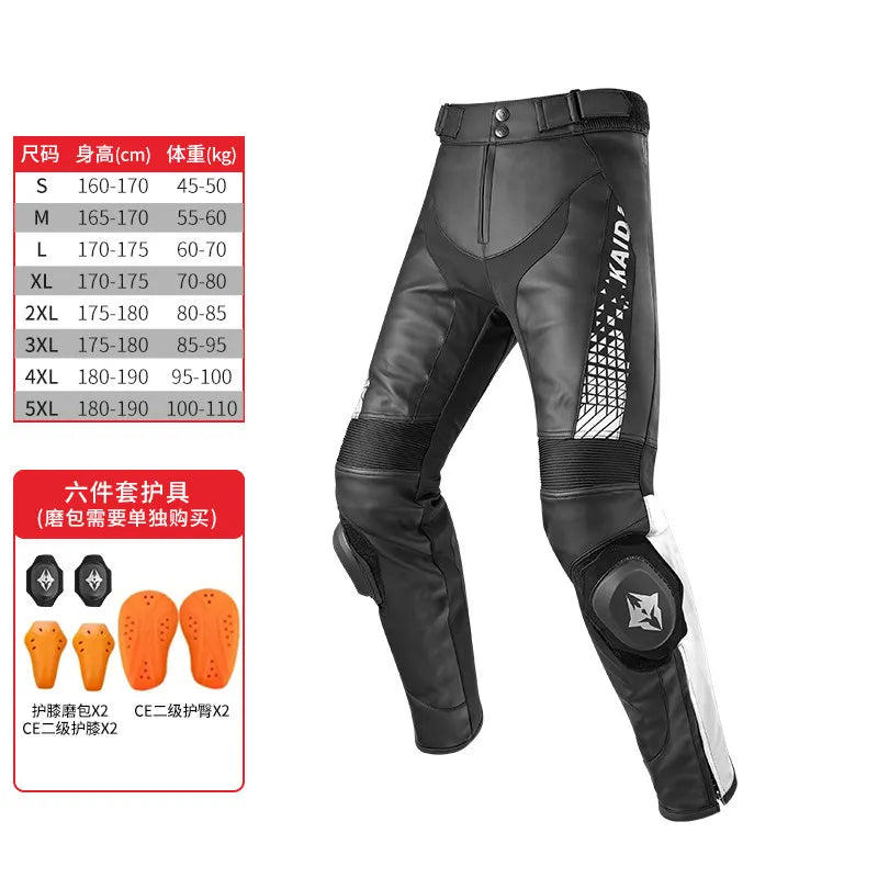 Motorcykelbyxor i 100% polyester