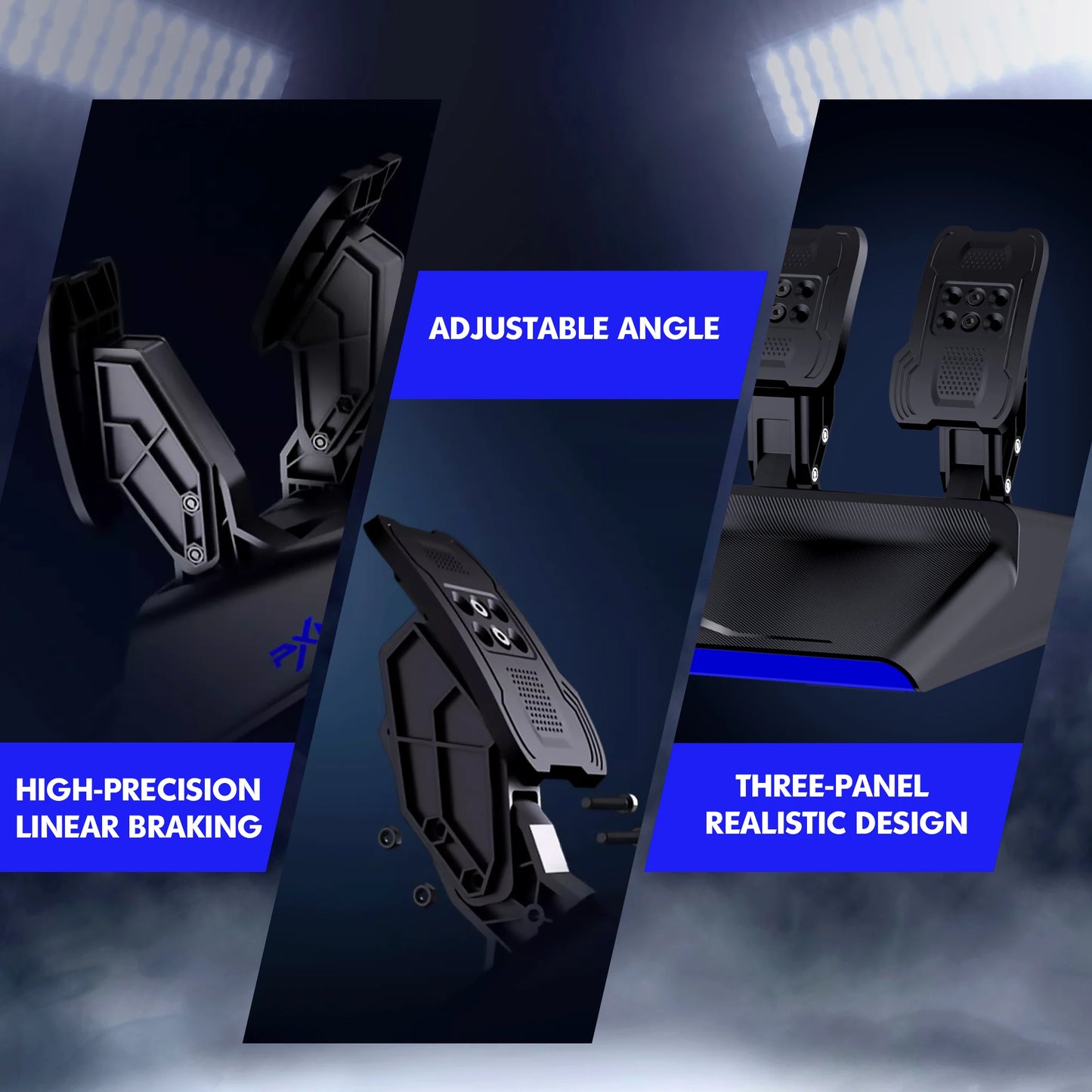 PXN V99 PC Racing Wheel Real Force Feedback Steering Wheel with Pedals Shifter Detachable 270/900 Degree Gaming Wheel