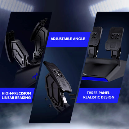 PXN V99 PC Racing Wheel Real Force Feedback Steering Wheel with Pedals Shifter Detachable 270/900 Degree Gaming Wheel