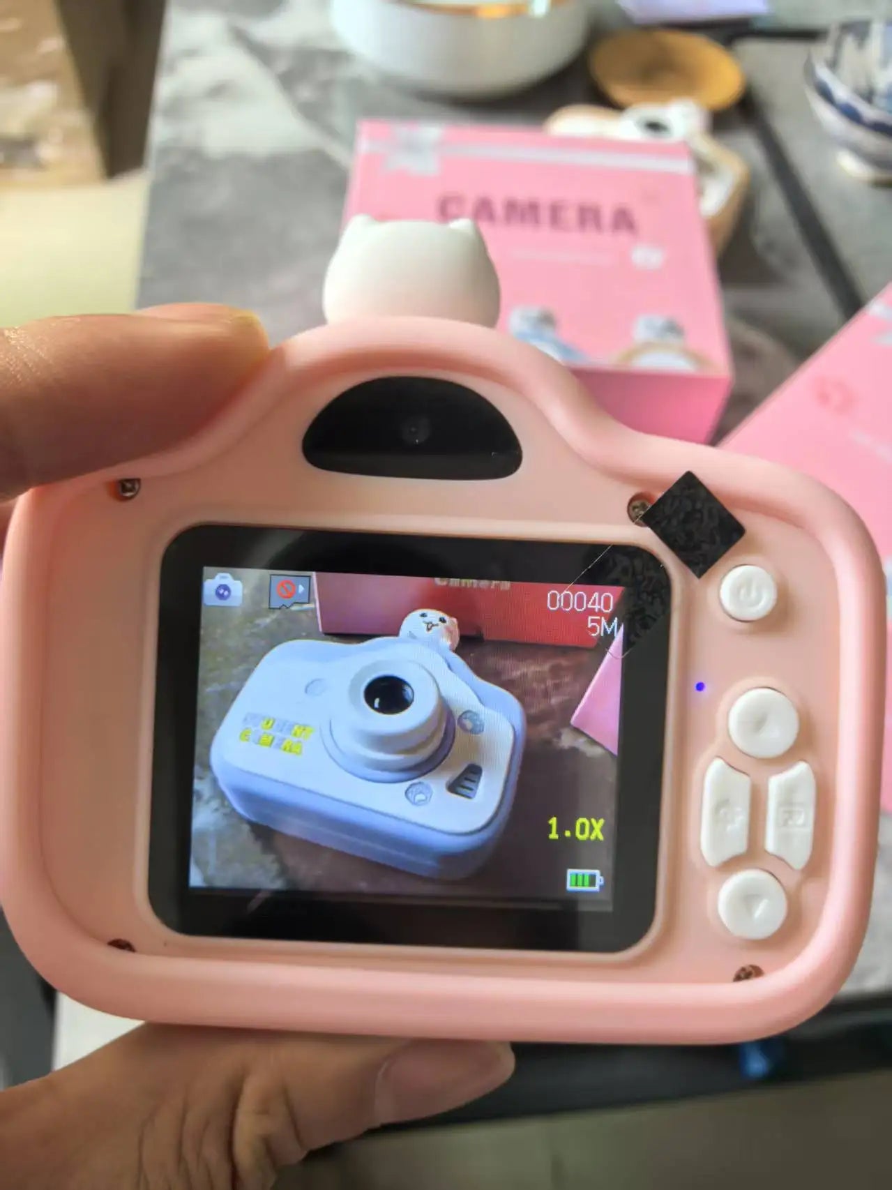 Super Cute Children Camera Kids Educational Toy Children Baby Birthday Digital Camera 1080P Video Camera With Free Gift For Girl