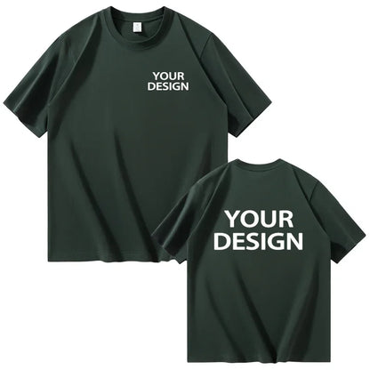 T-shirt i Bomull med Eget Tryck & Logotyp – Unisex, Lös Passform | XS–4XL