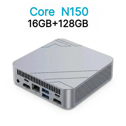 2026 NEW Portable Mini Computer Intel Core N150 with 1TB/2TB SSD, RAM, Versatile Ports for Gaming, Office Study.