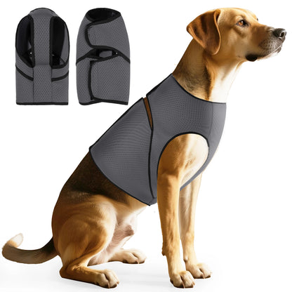 Breathable Mesh Dog Calming Vest Adjustable Anti-Anxiety Soothing Wrap Stress Relief Jacket For Thunder Travel Small M