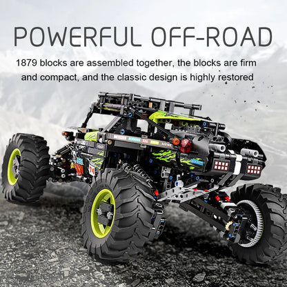 Mould King 18002 Teknisk Bil MOC-19517 APP & RC Motoriserad 4WD RC Buggy Byggklossar