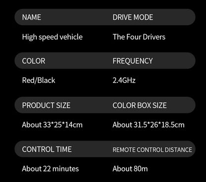 KF18 1/14 RC Drift Car 80KM/H 4WD 2.4G High Speed Off-Road Racing Car Brushless 3S Remote Controller Car Truck Toy For Gift
