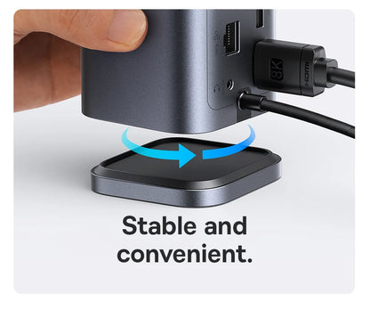 Baseus 11/12-i-1 USB-C-docka med flera skärmutgångar och PD