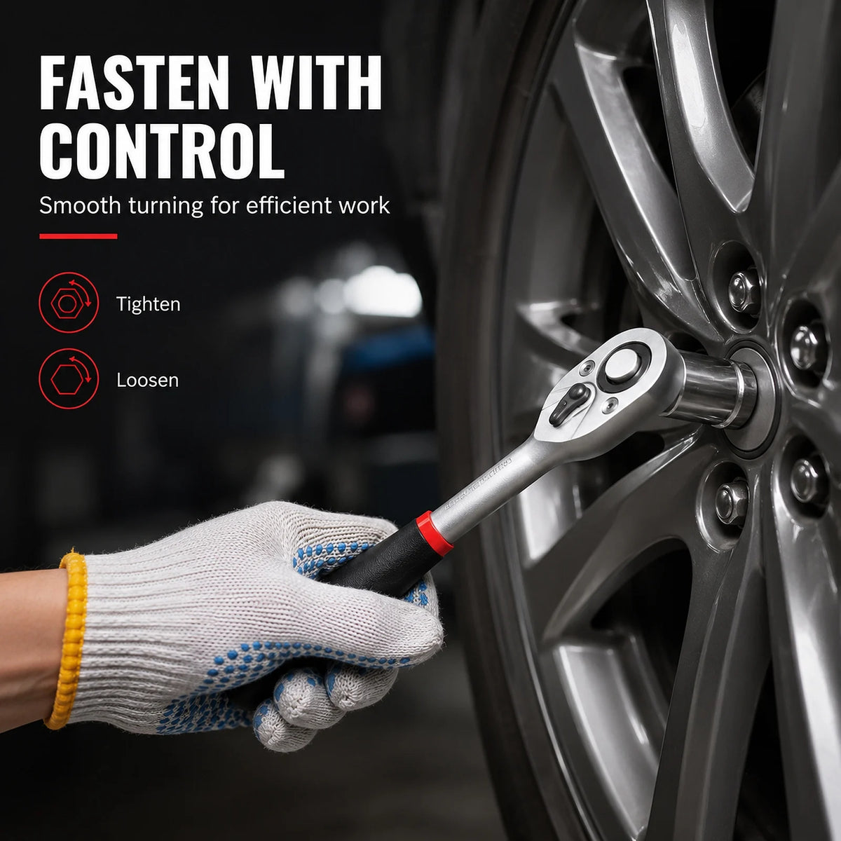 Verktygssats med 799 delar i verktygsvagn