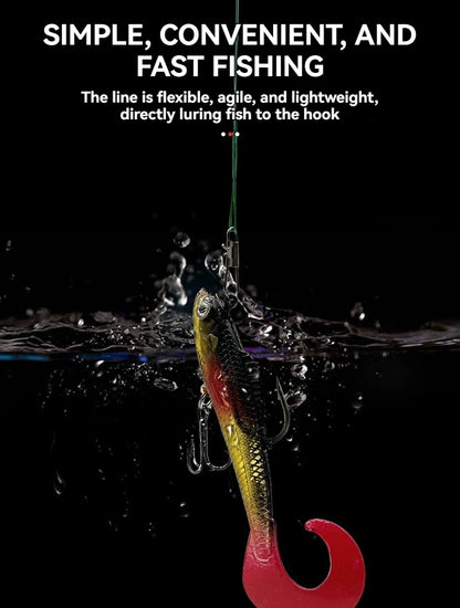 Lure Front Wire Anti Bite Fishing Line Steel Leader With Swivel Accessory Lead Core Offshore Angling Sea Snap Fishhook Tool