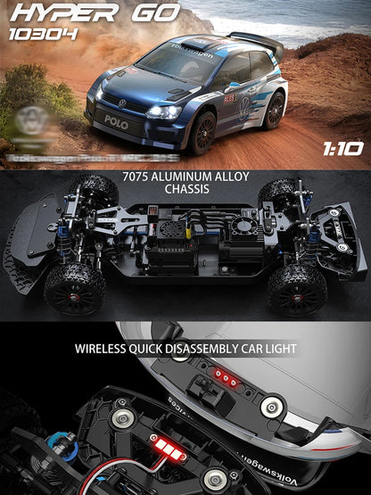 NEW MJX 10304 1/10 Scale RC Car 80A 70km/h Brushless High Speed 2.4G Remote Control Car Drift Remote Control Toy Advanced Adults Children's Toy, New Year, Christmas Festival Fun Gift Set