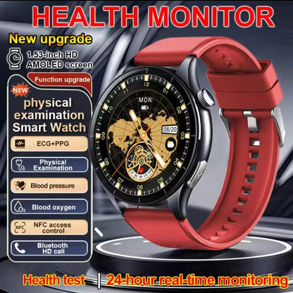Sapphire Smartklocka 2026 – NFC, ECG+PPG, Blodsyre, Urinsyra, Blodtryck, 1,56" AMOLED, iPhone & Android