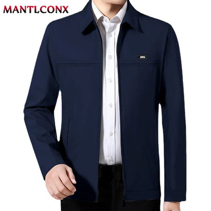 Herr Casual Blazer – Lös Business Kavaj för Kontor, Vår & Höst, 7 Färger, Storlek M–3XL