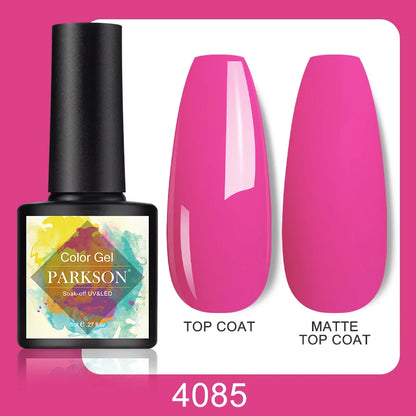 Parkson No Wipe Top Base Coat Nail Gel polish Design Enhancer Varnish Semi Permanent Soak Off UV LED Nail Art Tool