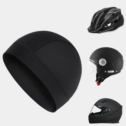 Men Women Quick Dry Breathable Mesh Skull Beanie Cap Sweat Absorbent Sports Cap Under Helmet Liner Moisture Wicking Cycling Hat