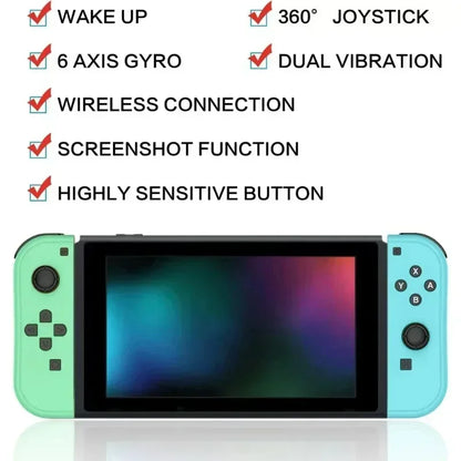 Multicolor Joycons Controller For Switch/Lite/Oled Wireless Gamepad With Vibration Joypad Controller Video Game Console