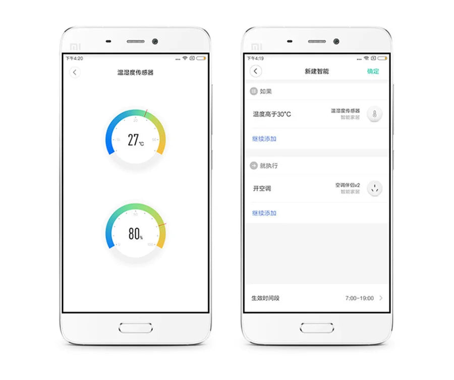 Aqara Temperature Sensor Smart Air Pressure Humidity Environment Smart Control Zigbee Connection For Xiaomi Mi home Homekit APP