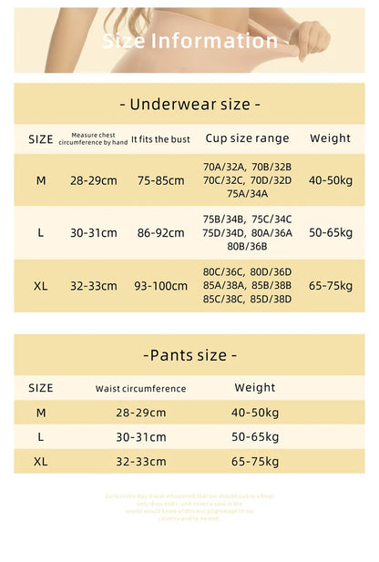 Dam Underkläderset – Sömlös BH & Trosor Crop Top Sport Yoga Fitness, 8 Färger M–XXL