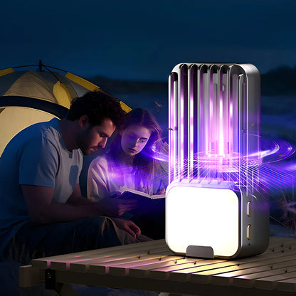 Electric Mosquito Trap USB 3 Adjustable Modes Plug-in Bug Zapper Night Light Indoor Pest Control for Bedroom Kitchen