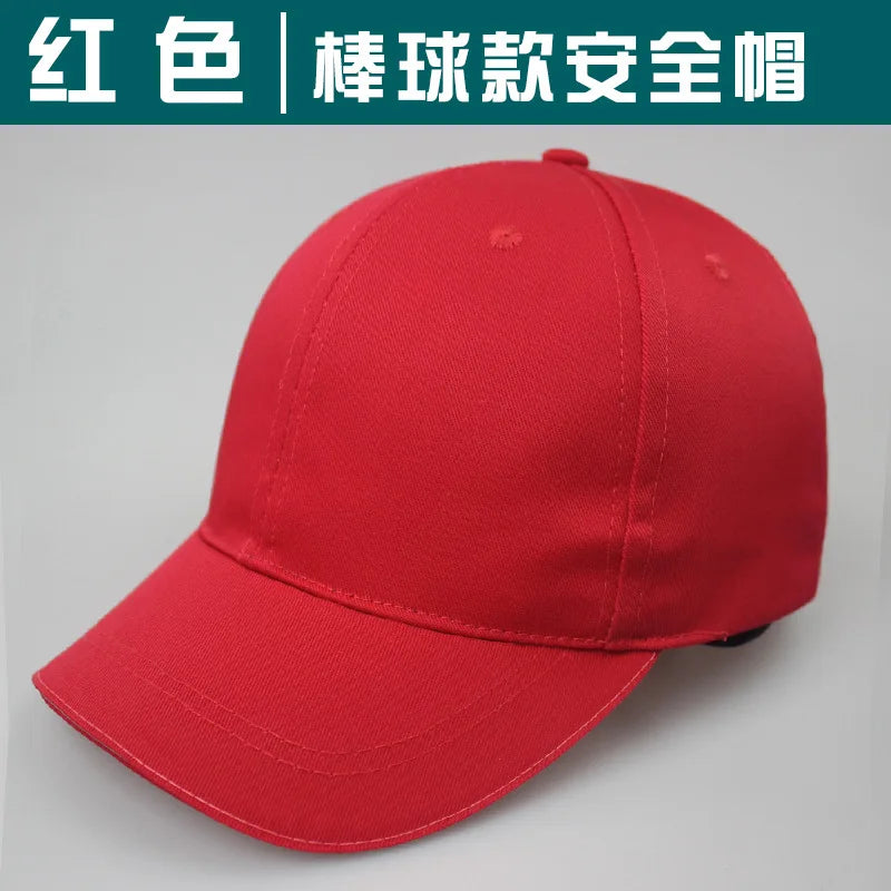 Bump Hat for Safety Baseball Cap Style Hard Hats for Adult Men Women Breathable Lightweight for Head Protection Short Brim