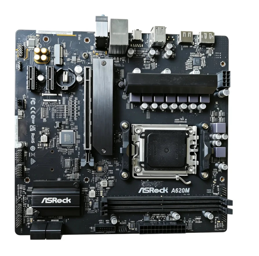 ASROCK A620M AMD AM5 DDR5 Motherboard CPU Compatible Ryzen 7 7800X3D 7 8700F 5 7500F 9 7950X 7 7700X 5 8600G M.2 Micro-ATX