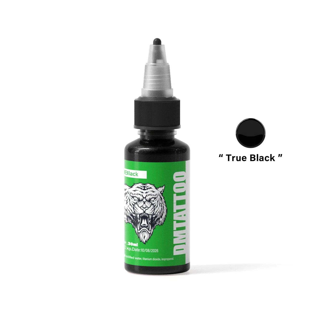 DM Tattoo Ink 15 Color 1OZ/Bottle Natural Plant Extract Pigment Body Painting Long Lasting No Color Loss Professional Tattoo Ink