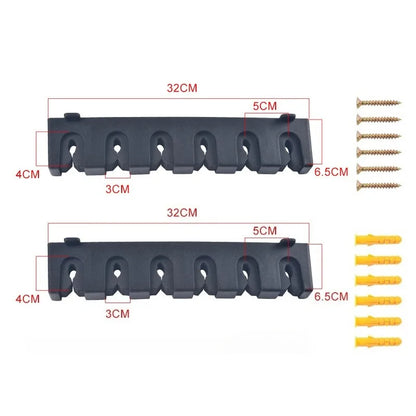 2pcs/set Fishing Rod Storage Display Racks Horizontal Wall Mounted Fishing Pole Holders Fishing Tools Rod Holder