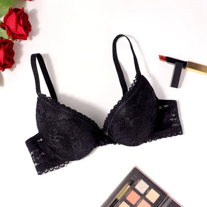 Beauwear B C Small Chest Size Women Bra Thin Cup Mold Soft Cotton Brassiere Hollow Out Lace Underwear Sexy Lace Bh 34 36 38