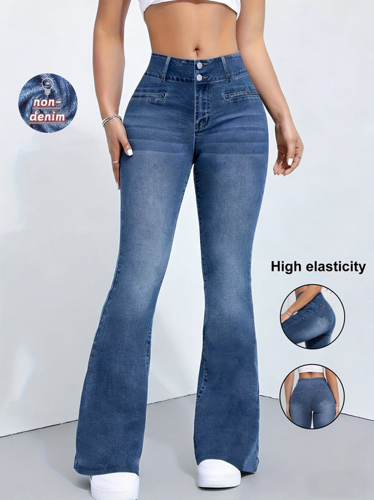 Dam Leggings 2026 – Hög Midja Hög Elasticitet Tryckt Slim Gym Casual Vår & Sommar, S–XL