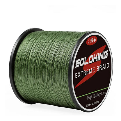 SOLOKING 300M PE Braided Fishing Line Super Strong Japanese Multifilament Sea Fishing Line 10LB-80LB Carp Line Trout Line